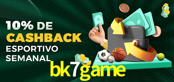 10% de bônus de cashback na bk7game
